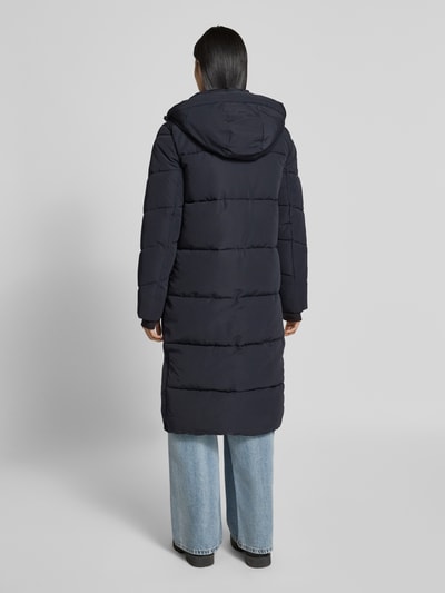 WITHBLACK Płaszcz pikowany z kapturem Ciemnoniebieski 5