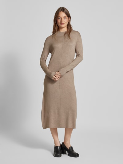 Christian Berg Woman Selection Strickkleid mit Turtleneck Camel 4