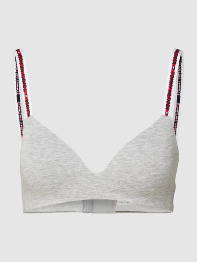 TOMMY HILFIGER Triangelbeha met gewatteerde cups Lichtgrijs gemêleerd - 2