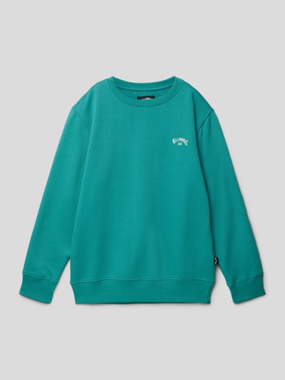 Billabong Sweatshirt met logostitching, model 'ARCH' Turquoise - 1