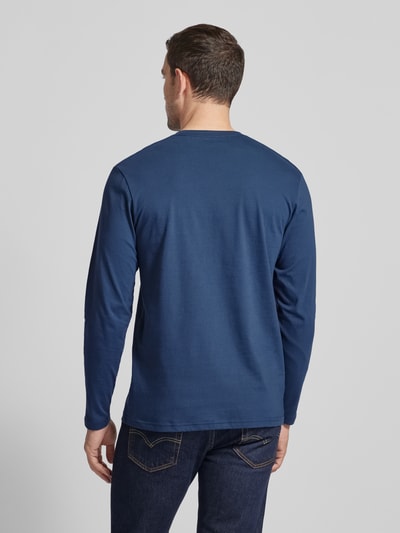 RAGMAN Longsleeve mit Rundhalsausschnitt Jeansblau 5