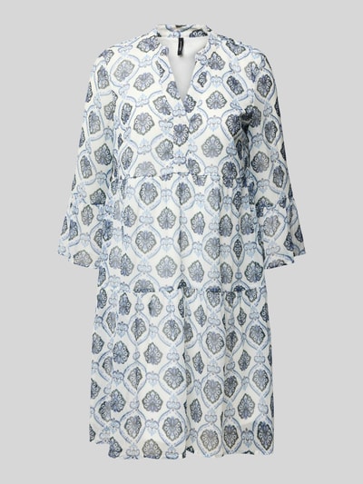 Vero Moda Getailleerde mini-jurk met semi-transparante mouwen, model 'SMILLA' Zwart - 2