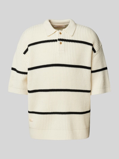 BLKVIS Poloshirt mit Label-Detail Offwhite 2