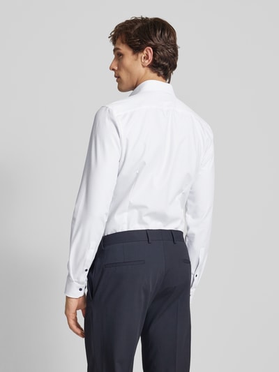 OLYMP No. Six Super slim fit zakelijk overhemd met kentkraag Wit - 5