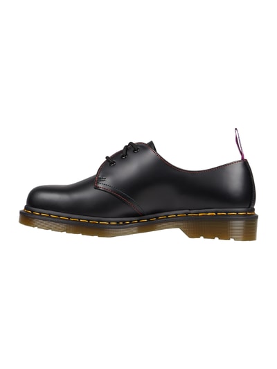 Dr. Martens Veterschoenen van leer, model '1461 for Pride' Zwart - 4