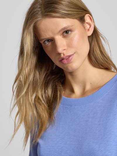 Marc O'Polo Denim Regular Fit Langarmshirt aus reiner Baumwolle Bleu 3