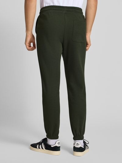 Jack & Jones Regular Fit Sweatpants mit elastischen Bund Modell 'KANE' Dunkelgruen 5