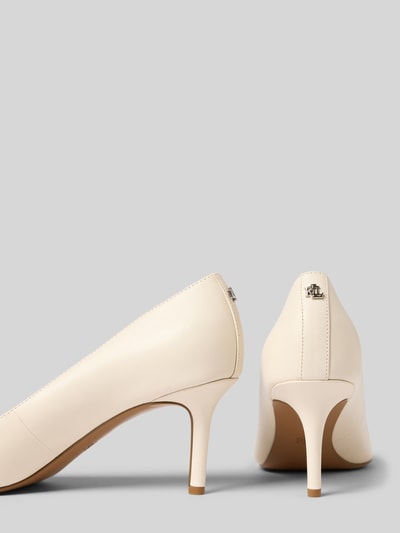 Lauren Ralph Lauren Pumps van leer met naaldhak, model 'LANETTE' Offwhite - 2