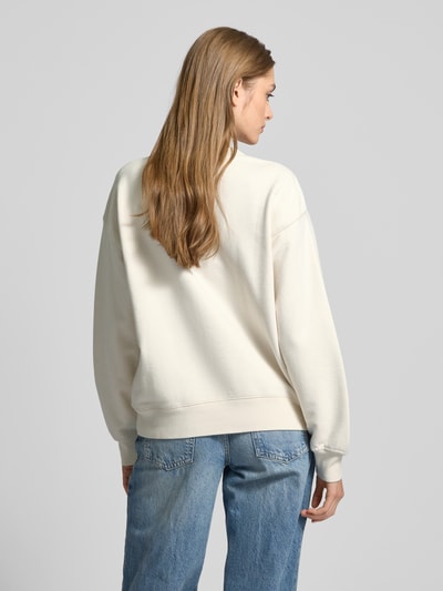 Levi's® Sweatshirt mit Label-Stitching Beige 5