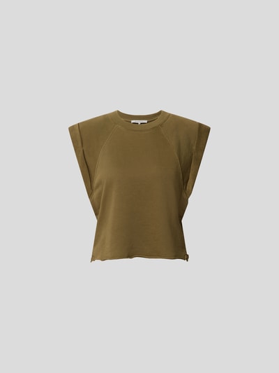 Frame Sweatshirt mit Teilungsnähten Khaki 2