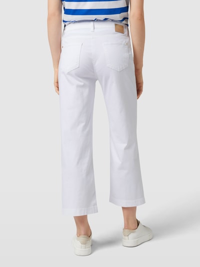 MAC Regular Fit Jeans im 5-Pocket-Design Modell 'CULOTTE' Weiss 5