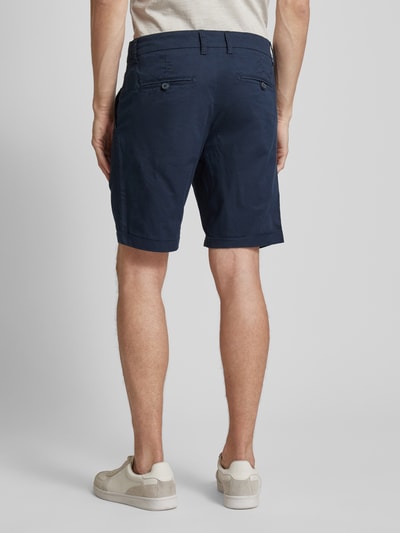 Knowledge Cotton Apparel Regular Fit Bermudas Modell 'CHUCK' Dunkelblau 5