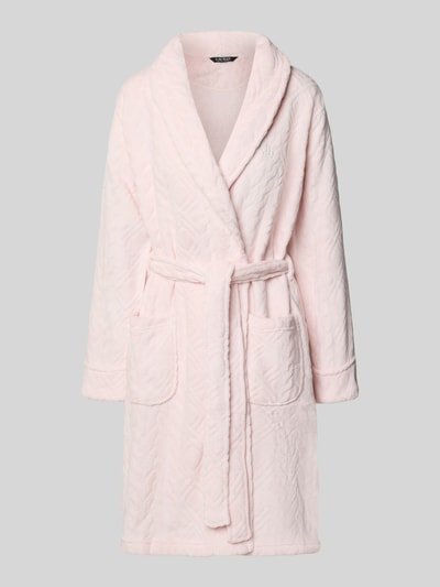 Lauren Ralph Lauren Badjas met structuurmotief Lichtroze - 1