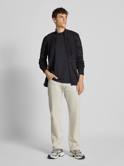 G-Star Raw Gebreid vest met opstaande kraag Zwart - 1