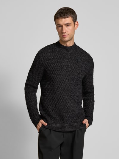 Jack & Jones Premium Strickpullover mit Strukturmuster Black 4