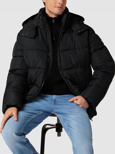 JOOP! Collection Steppjacke mit abnehmbarer Kapuze Modell 'Dogles' Black 3