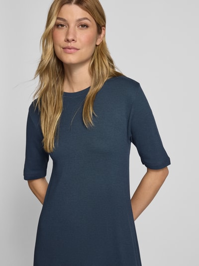 Marc O'Polo Loose fit jerseyjurk van katoenmix Donkerblauw - 3