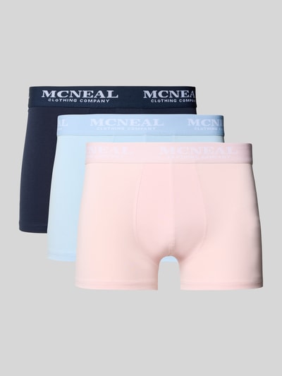 Produktfoto, Trunks mit elastischem Bund im 3er-Pack von MCNEAL, bawełna z elastanem, dopasowany krój, elastyczny pas, detale z logo.