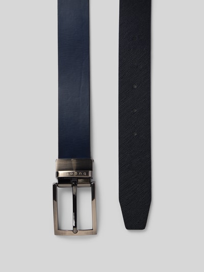 bugatti Gürtel mit Label-Detail Dunkelblau 3