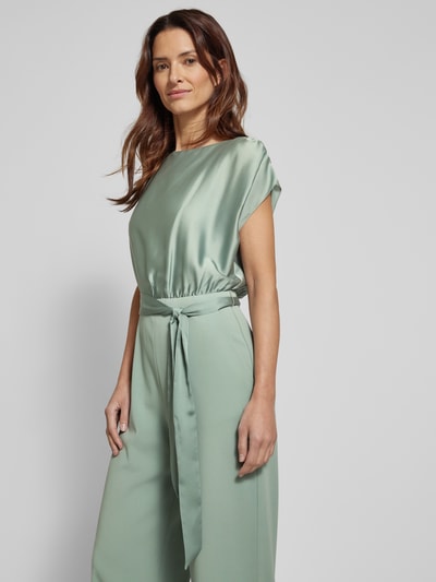 Swing Jumpsuit mit Rundhalsausschnitt Hellgruen 3