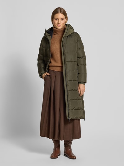 Weekend Max Mara Spódnica kopertowa rozkloszowana z mieszanki żywej wełny model ‘FASTOSO’ Czekoladowy 2