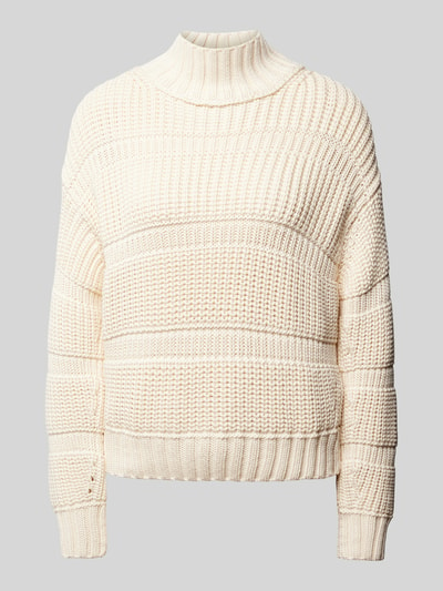 Marc Cain Strickpullover mit Turtleneck Ecru 2