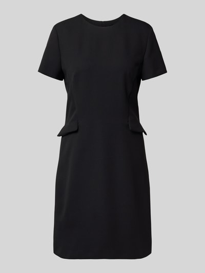 Marc Cain Knielanges Etuikleid mit Rundhalsausschnitt Black 2