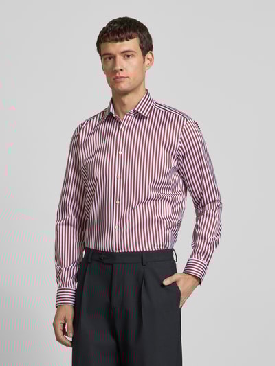 Jake*s Regular Fit Business-Hemd mit Kentkragen Rostrot 4