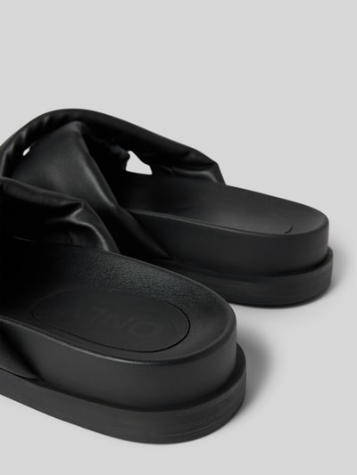 Only Slides mit Strukturmuster Modell 'MINNIE' Black 2