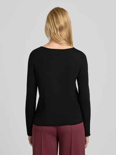 s.Oliver RED LABEL Regular Fit Strickpullover aus Baumwoll-Viskose-Mix Black 5