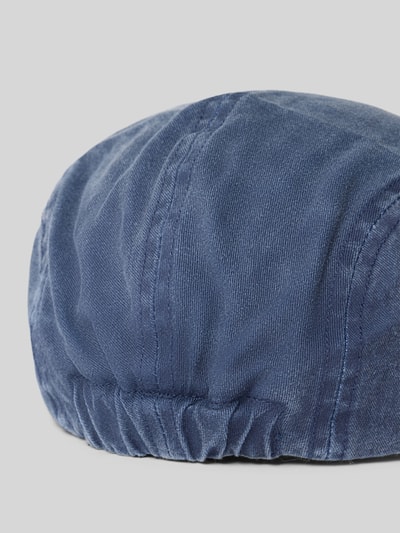 Produktfoto, Schiebermütze in Denim-Optik von Müller Headwear z bawełny, zaokrąglony krój, tkanina stylizowana na denim, częściowo elastyczny pas