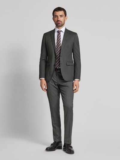 MCNEAL Super Slim Fit 2-Knopf-Sakko mit Reverskragen Anthrazit 1