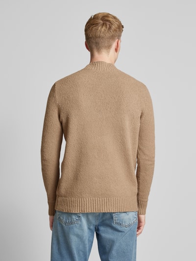 Drykorn Strickpullover mit Stehkragen Modell 'ZAYYN' Beige 5