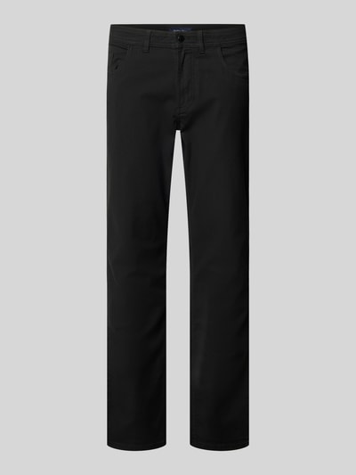 Christian Berg Men Slim Fit Jeans im 5-Pocket-Design Black 1