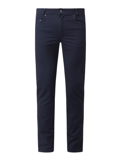 bugatti Slim Fit Hose mit Stretch-Anteil Modell 'Savio' Marine 2