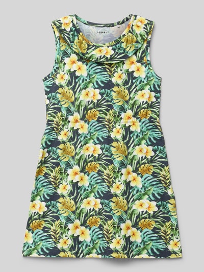 Name It Jurk met ronde hals, model 'FRITTA' Marineblauw - 1