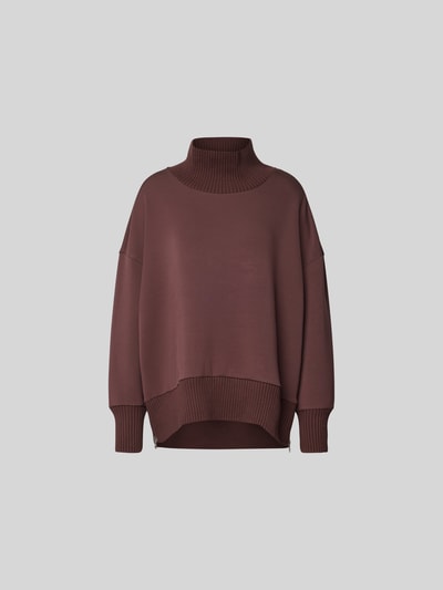 VARLEY Oversized Sweatshirt Stehkragen Bordeaux 2