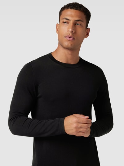 DRYKORN Strickpullover mit Rundhalsausschnitt Modell 'IRMINO' Black 3