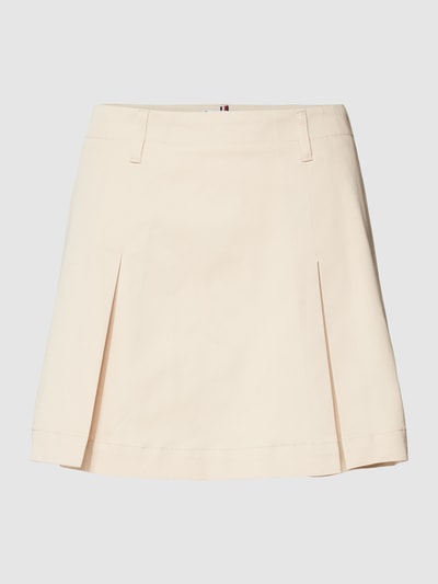 Tommy Hilfiger Minirok met plooien, model 'CHINO' Zand - 2