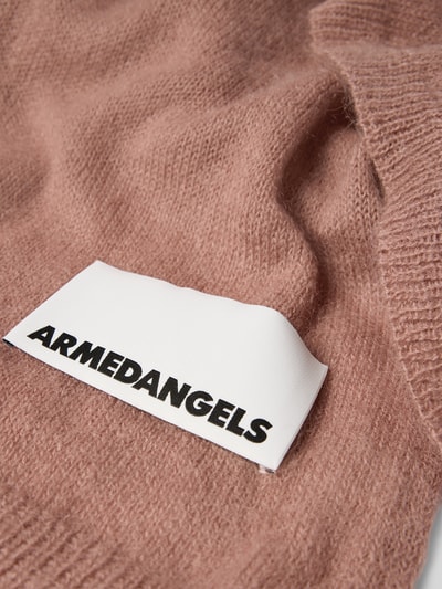 Armedangels Sjaal van een mix van wol en mohair, model 'YUKINAA SOLID' Mauve - 2