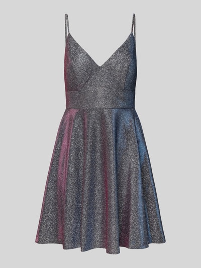 Jake*s Cocktail Cocktailjurk met V-hals Middengrijs gemêleerd - 2