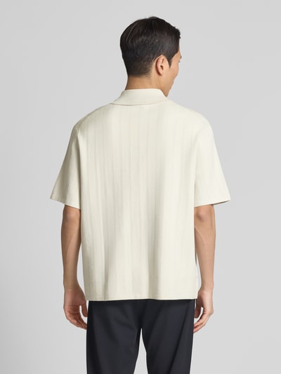 CK Calvin Klein Regular fit vrijetijdsoverhemd met structuurmotief Zand - 5