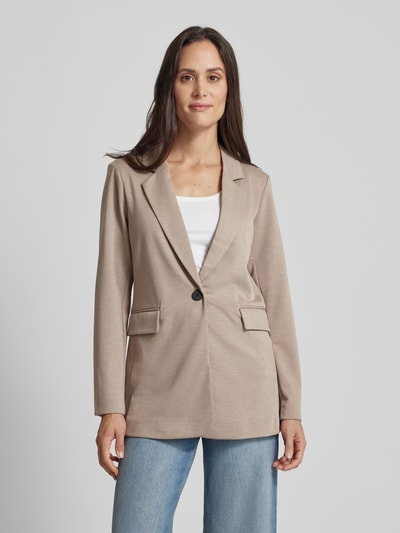 FREE/QUENT Blazer met reverskraag, model 'Nanni' Taupe - 4