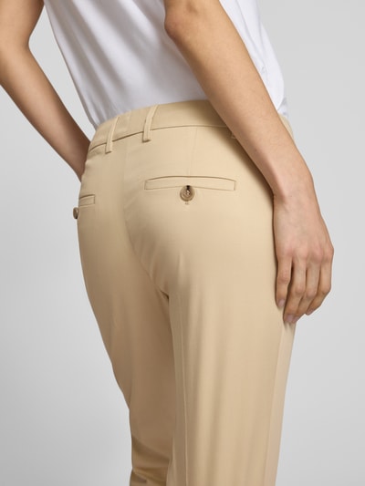 MORE Hose mit Bügelfalten Sand 3