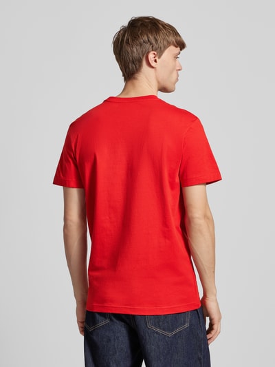 Calvin Klein Jeans T-Shirt mit Label-Print Rot 5