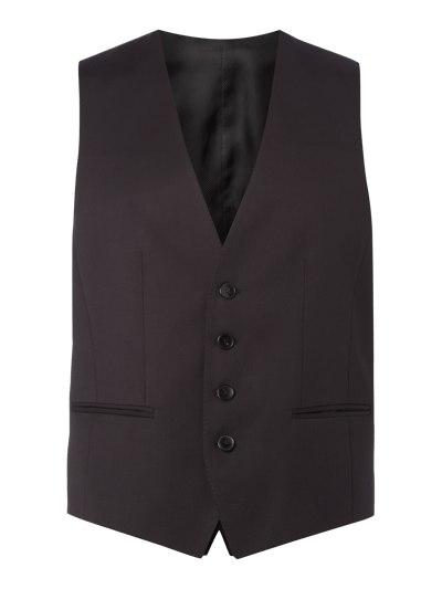 BOSS Gilet van scheerwol Zwart - 1