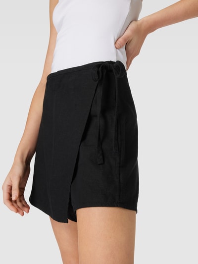 Tom Tailor Denim Shorts in Wickel-Optik Black 3