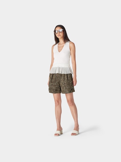 Iro High Waist Shorts Khaki 1