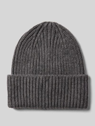 someday. Strickmütze mit breitem Umschlag Modell 'Beky soft' Hellgrau Melange 1