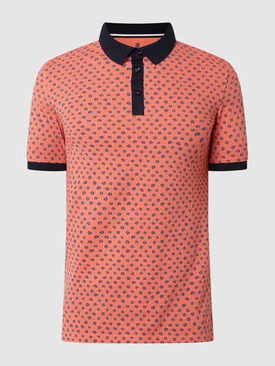 Prince Bowtie Poloshirt van piqué Koraal - 2